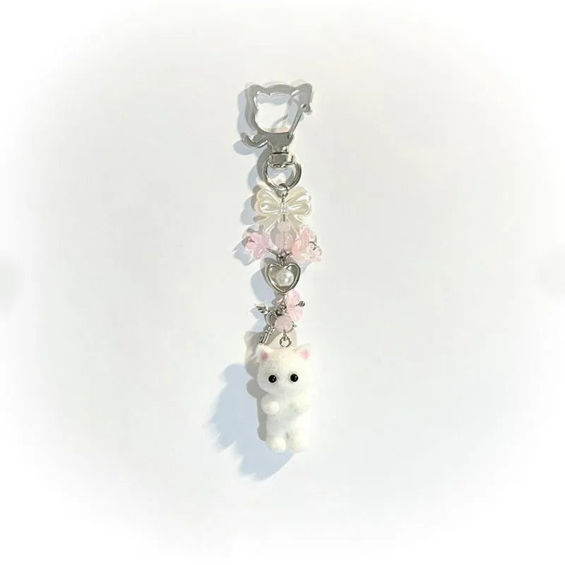 Purse with Handmade Furry Kitten/luxury perfume & paw