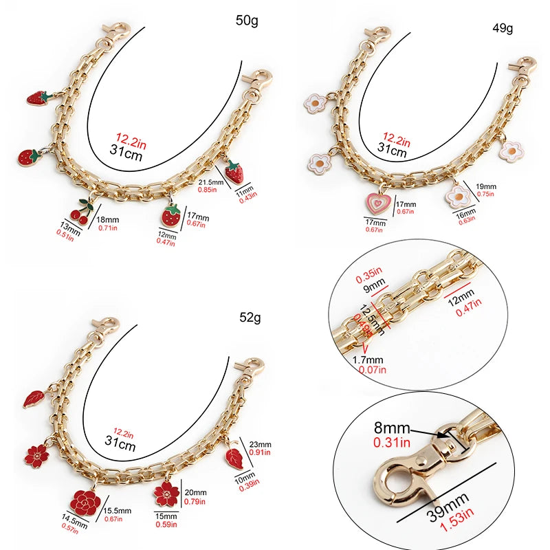 Flower Pendant Extension Chain