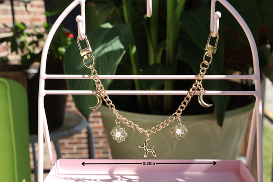 Customized Moon/Pearl Charm