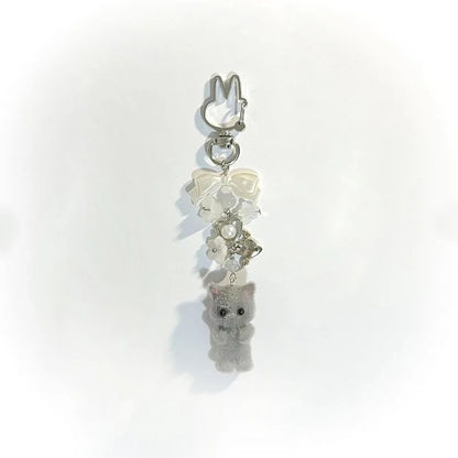 Purse with Handmade Furry Kitten/luxury perfume & paw