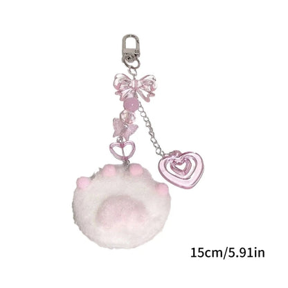 Plush Paw Print Charm