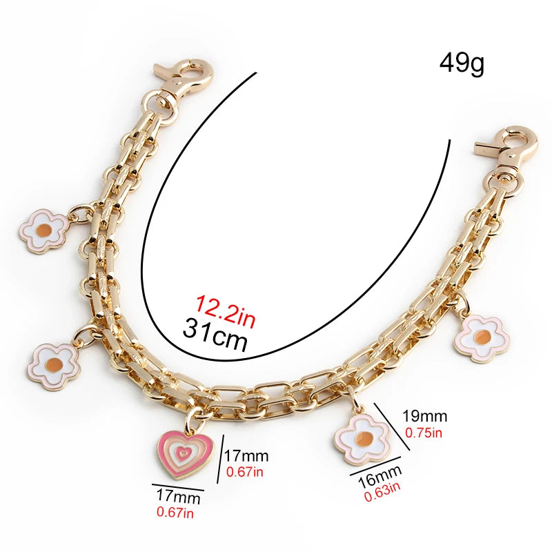 Flower Pendant Extension Chain