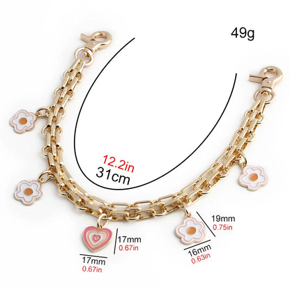 Flower Pendant Extension Chain