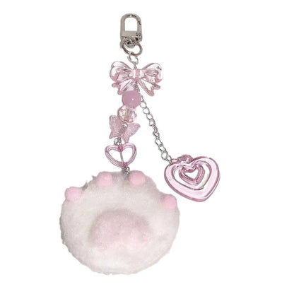 Plush Paw Print Charm